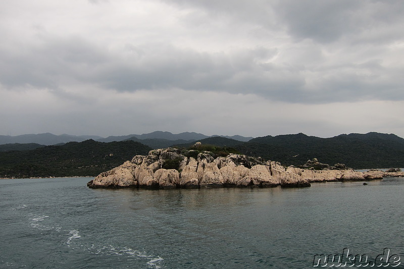 Bootsfahrt entlang Kekova Island & Simena in der Türkei