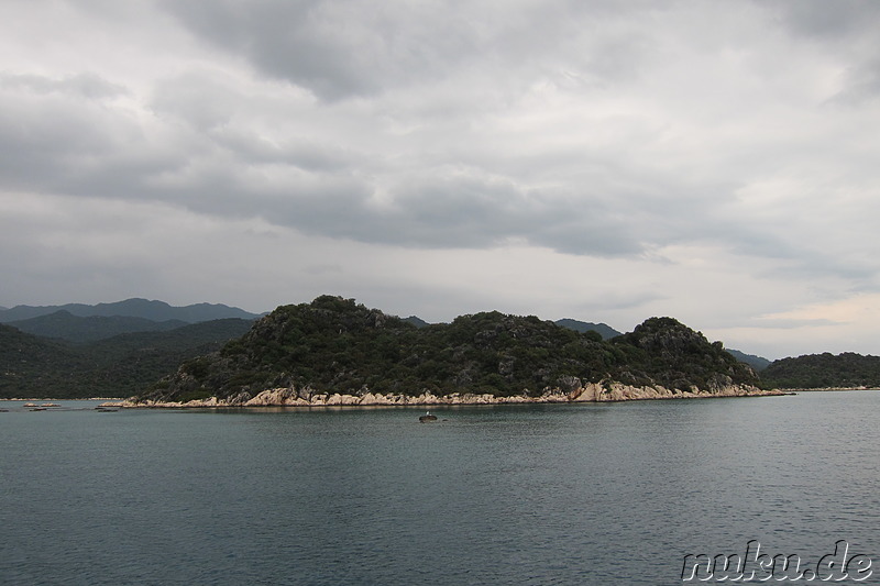 Bootsfahrt entlang Kekova Island & Simena in der Türkei