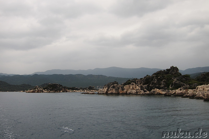Bootsfahrt entlang Kekova Island & Simena in der Türkei