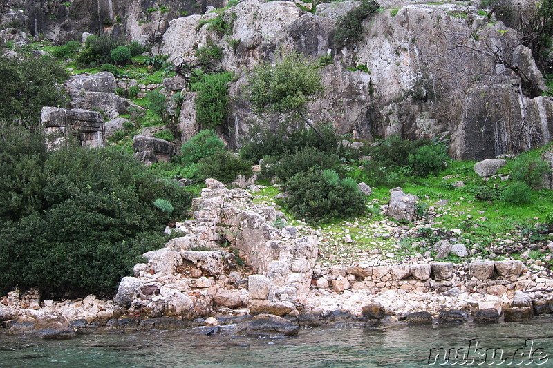 Bootsfahrt entlang Kekova Island & Simena in der Türkei