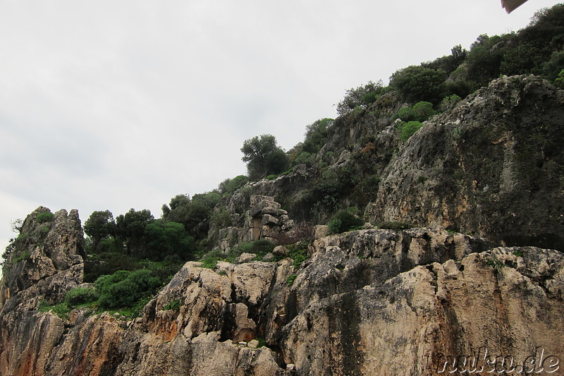 Bootsfahrt entlang Kekova Island & Simena in der Türkei