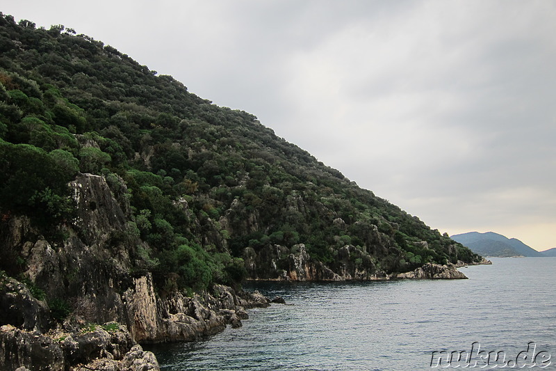 Bootsfahrt entlang Kekova Island & Simena in der Türkei