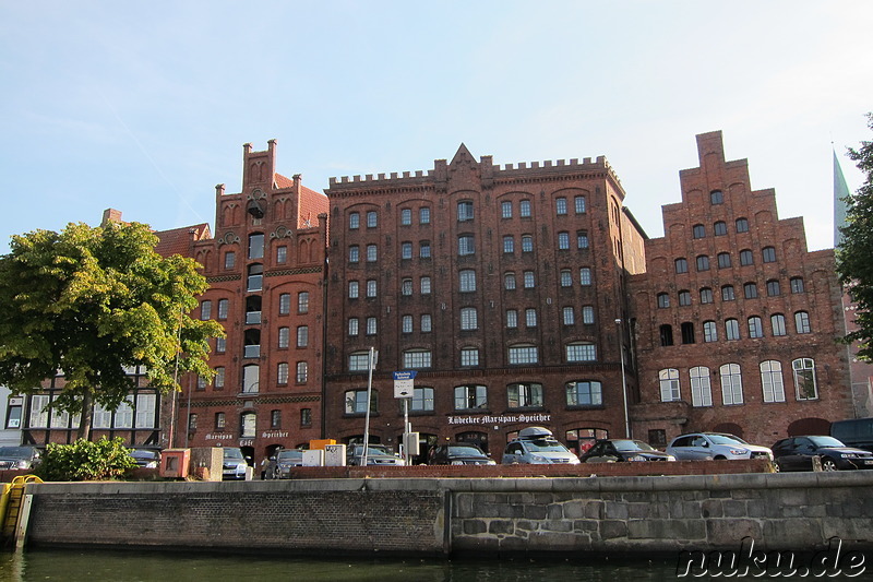 Bootsfahrt um die Lübecker Altstadt auf der Trave