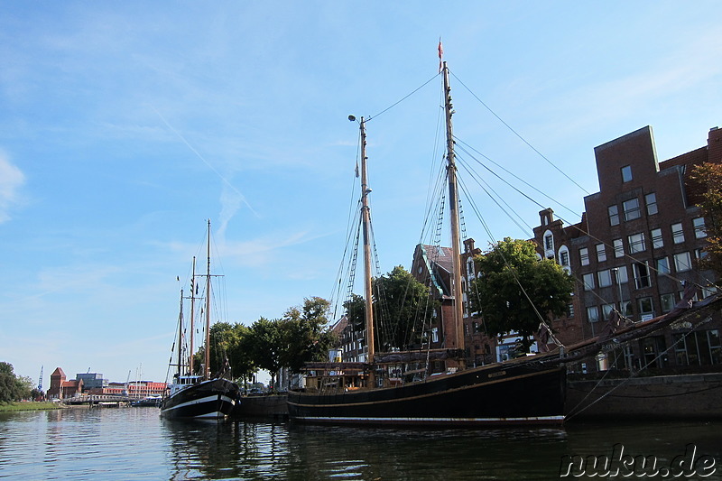 Bootsfahrt um die Lübecker Altstadt auf der Trave