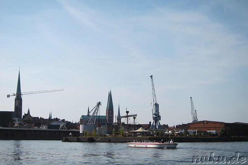 Bootsfahrt um die Lübecker Altstadt auf der Trave