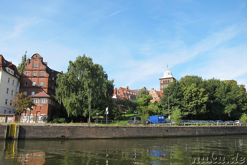 Bootsfahrt um die Lübecker Altstadt auf der Trave