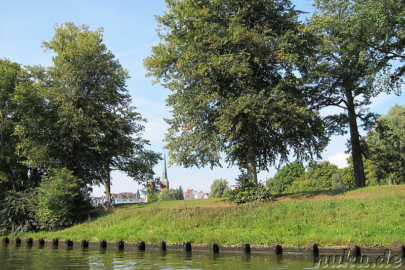 Bootsfahrt um die Lübecker Altstadt auf der Trave