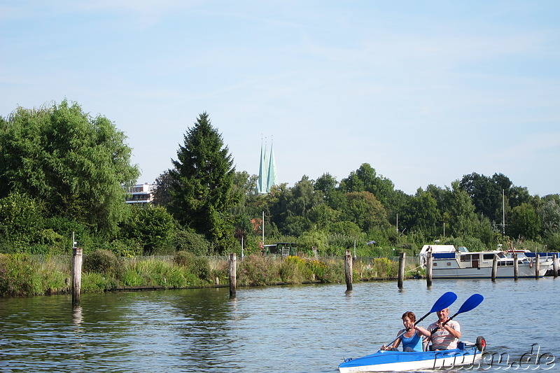 Bootsfahrt um die Lübecker Altstadt auf der Trave