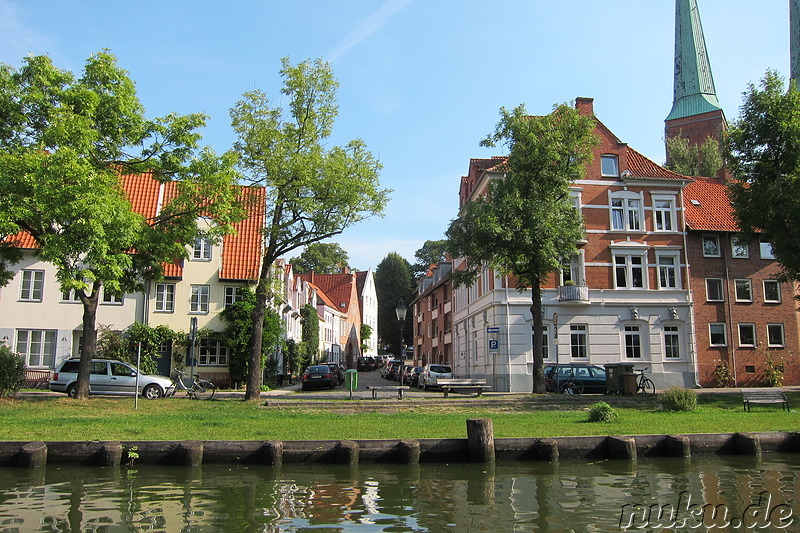 Bootsfahrt um die Lübecker Altstadt auf der Trave