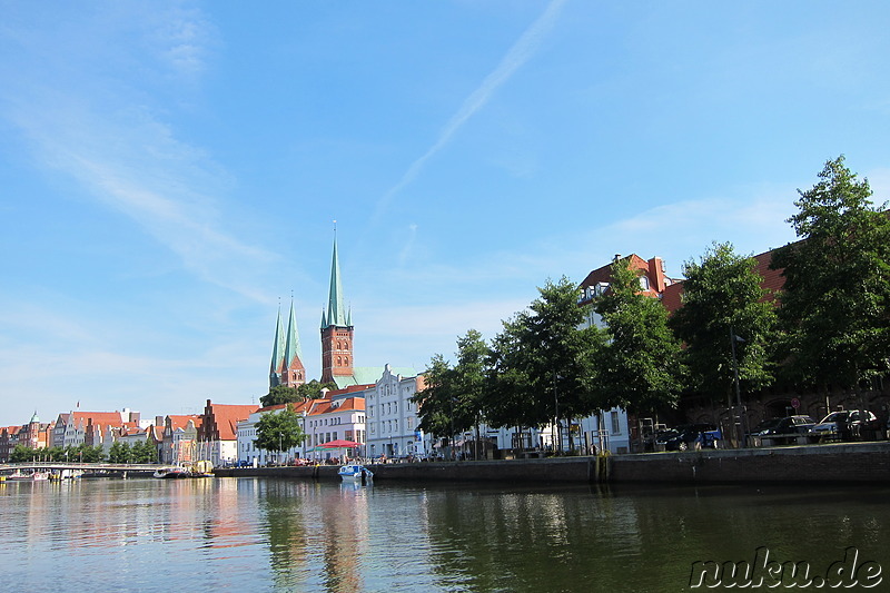 Bootsfahrt um die Lübecker Altstadt auf der Trave