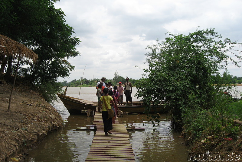 Bootsfahrt von Sagaing nach Inwa in Burma