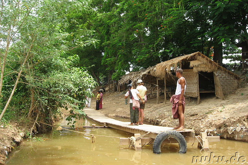 Bootsfahrt von Sagaing nach Inwa in Burma