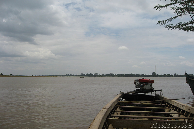 Bootsfahrt von Sagaing nach Inwa in Burma