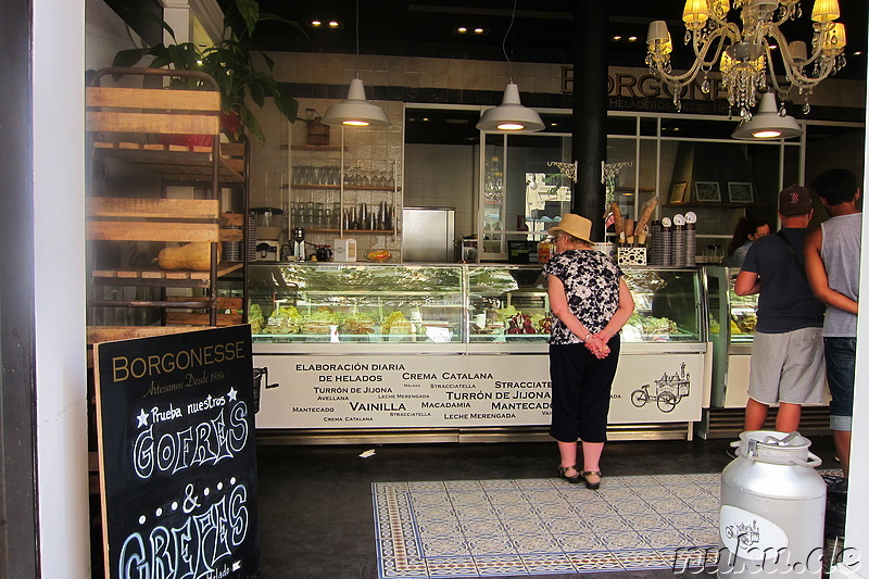 Borgonesse Icecream in Alicante, Spanien