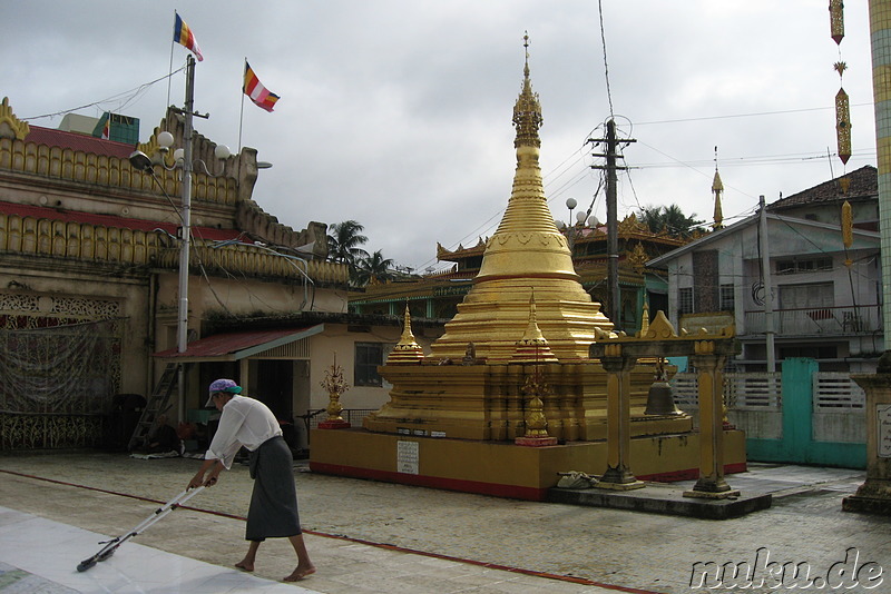 Botataung Paya - Tempel in Yangon, Myanmar