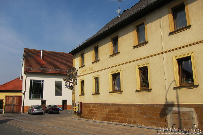 Brauerei Hönig in Tiefenellern in Franken, Bayern