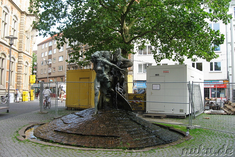 Brunnen am Postamt in Braunschweig