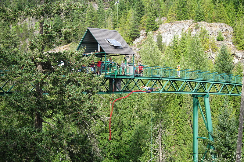 Bungee Jumping in Whistler, Kanada