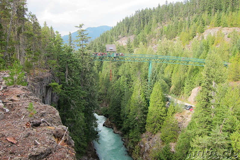 Bungee Jumping in Whistler, Kanada