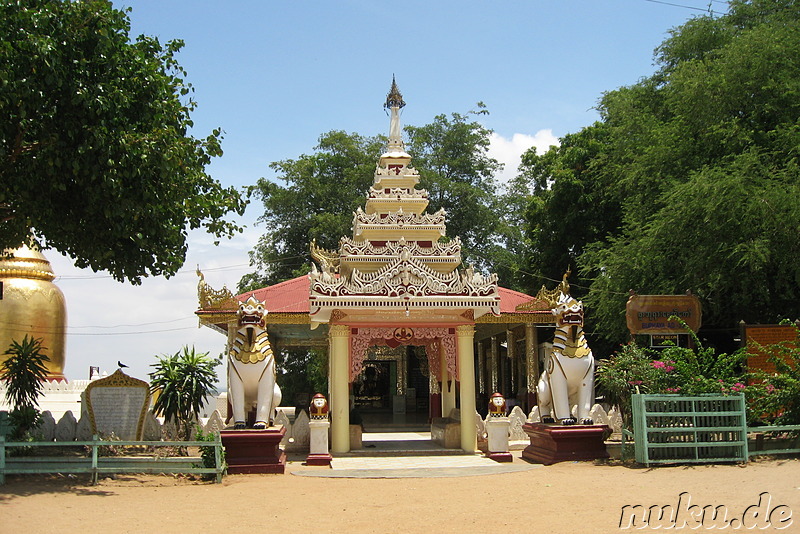 Bupaya - Tempel am Bootsanleger in Bagan, Myanmar