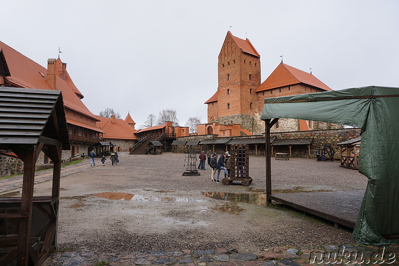 Burg in Trakai, Litauen