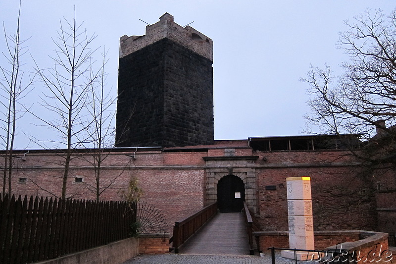 Burgareal mit Stadtbefestigung in Cheb, Tschechien