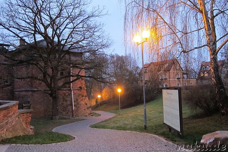 Burgareal mit Stadtbefestigung in Cheb, Tschechien