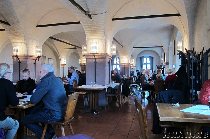 Burggaststätten in Festung Marienberg, Würzburg, Bayern