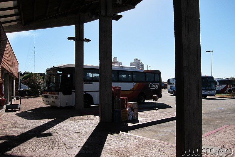 Busterminal in Colonia del Sacramento, Uruguay