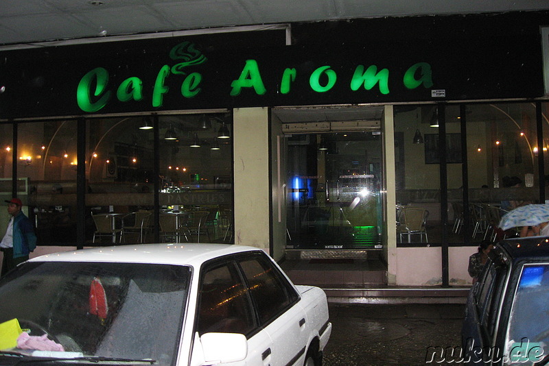 Cafe Aroma, laut Lonely Planet "das Starbucks von Yangon"
