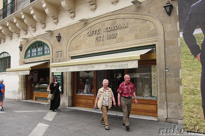 Cafe Cordina in Valletta, Malta
