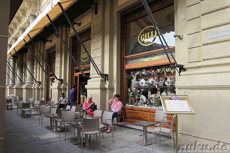 Cafe Gilli in Florenz, Italien