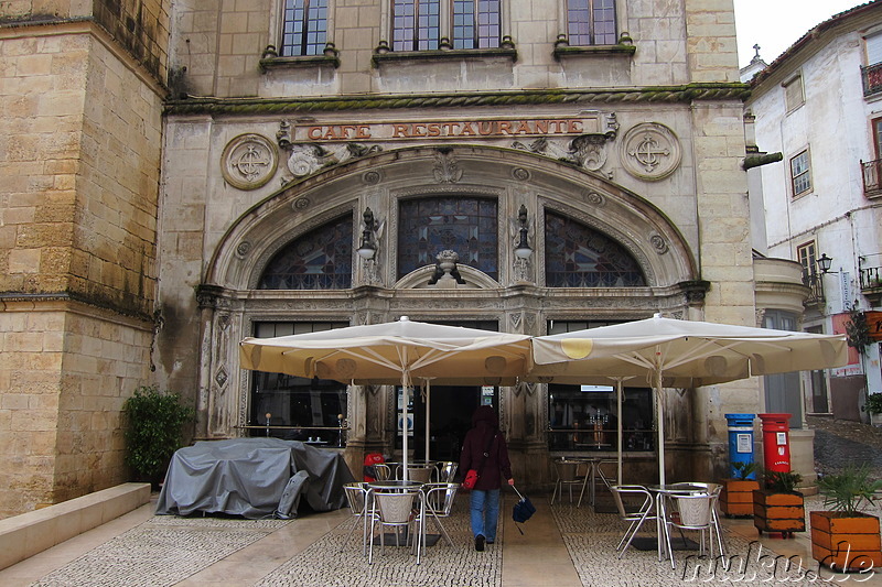 Cafe Santa Cruz in Coimbra, Portugal