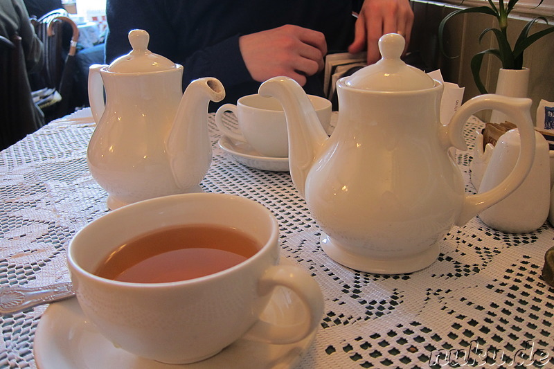 Cafebesuch in Cambridge, England