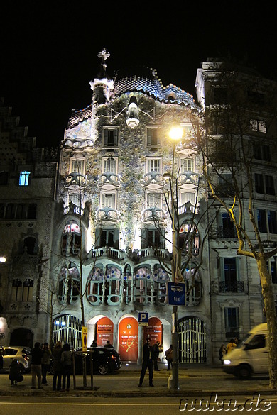 Casa Batllo in Barcelona, Spanien