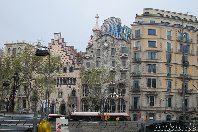 Casa Batllo in Barcelona, Spanien