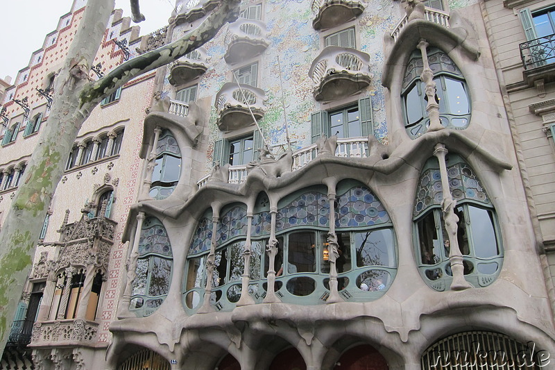 Casa Batllo in Barcelona, Spanien