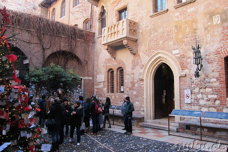 Casa di Giulietta - Julias Haus in Verona, Italien