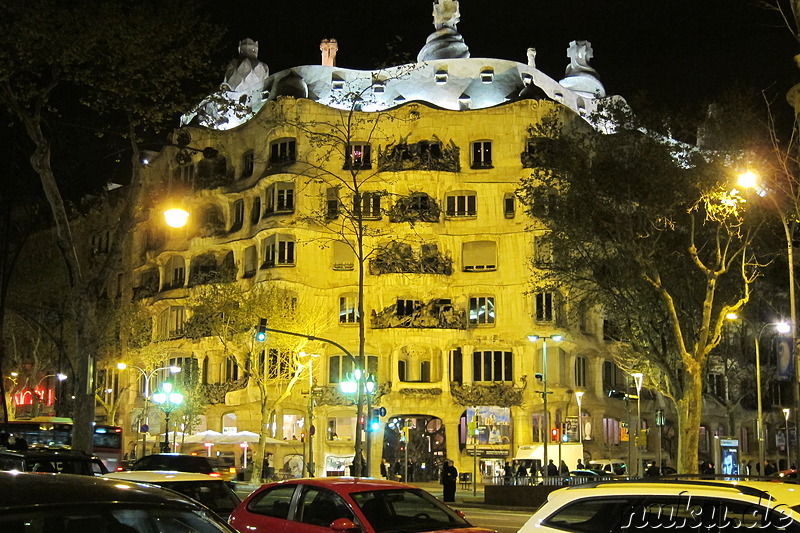 Casa Mila La Pedrera in Barcelona, Spanien