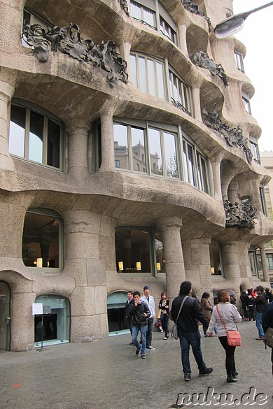 Casa Mila La Pedrera in Barcelona, Spanien