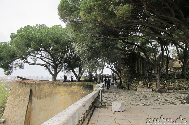 Castelo de Sao Jorge - Maurenburg und Königsresidenz in Lissabon, Portugal