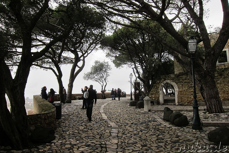 Castelo de Sao Jorge - Maurenburg und Königsresidenz in Lissabon, Portugal