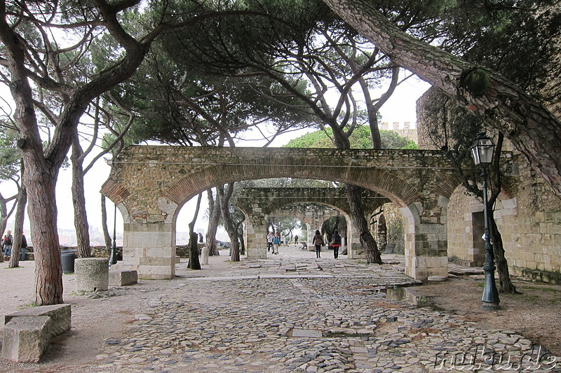 Castelo de Sao Jorge - Maurenburg und Königsresidenz in Lissabon, Portugal