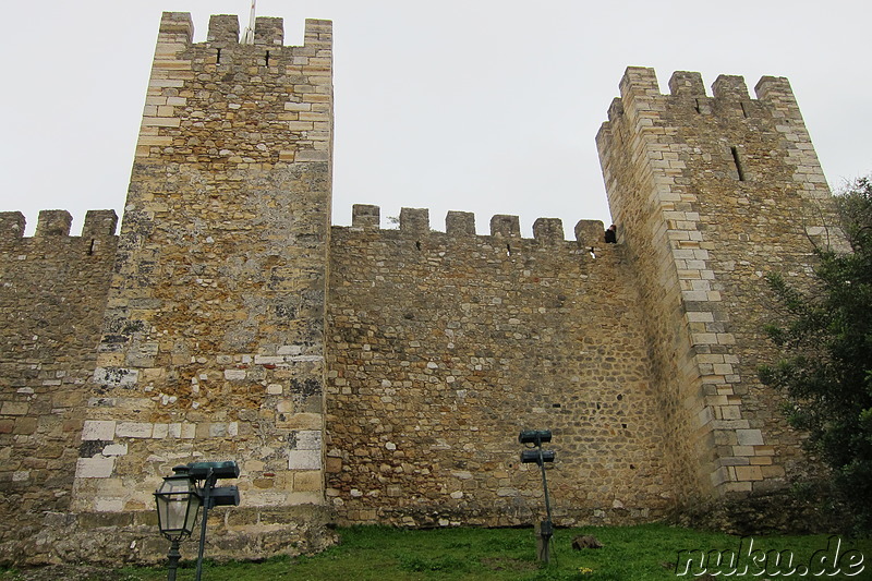 Castelo de Sao Jorge - Maurenburg und Königsresidenz in Lissabon, Portugal