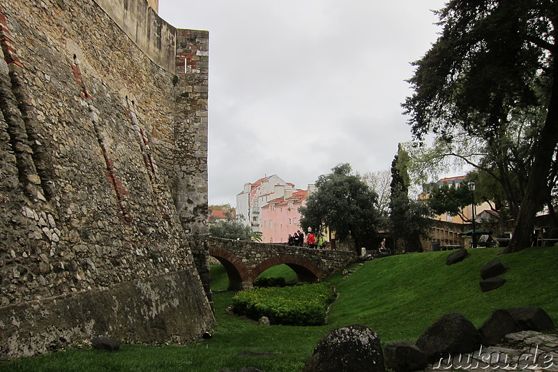 Castelo de Sao Jorge - Maurenburg und Königsresidenz in Lissabon, Portugal