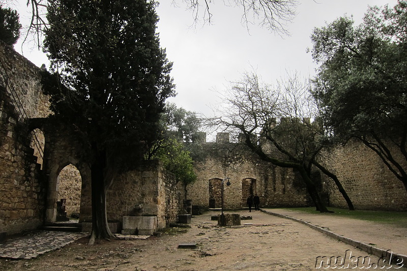 Castelo de Sao Jorge - Maurenburg und Königsresidenz in Lissabon, Portugal