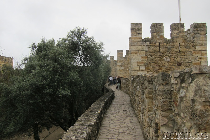 Castelo de Sao Jorge - Maurenburg und Königsresidenz in Lissabon, Portugal