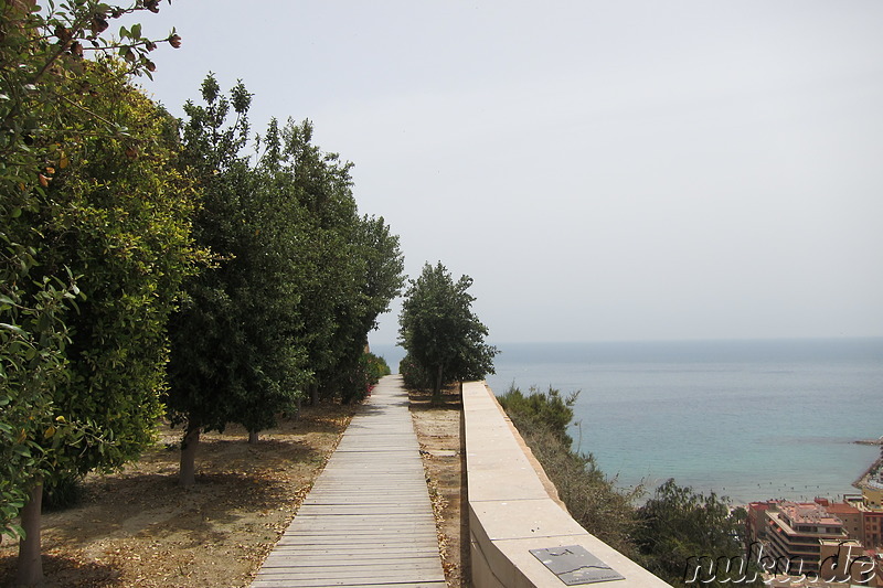 Castillo de Santa Barbara in Alicante, Spanien