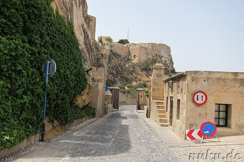 Castillo de Santa Barbara in Alicante, Spanien