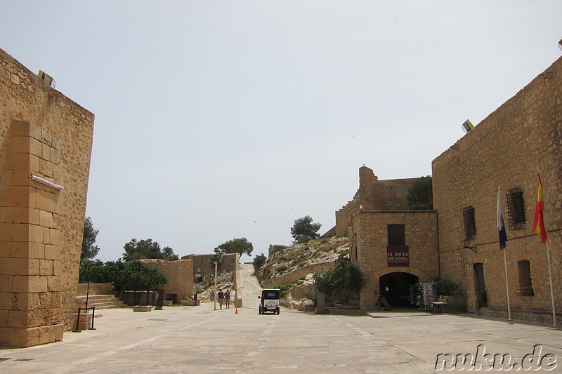 Castillo de Santa Barbara in Alicante, Spanien